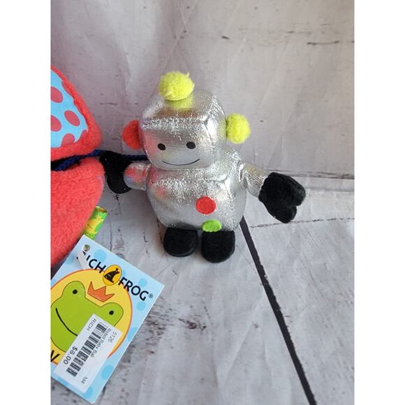 Rich Frog Robot Plush Ball Baby Toy Rattle - Picture 2 of 8